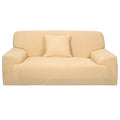 Yellow Sofa Stretch Slipcover with 1 Cushion Cover X5268