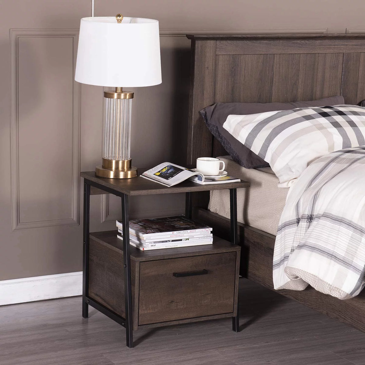 Smoky Oak End Table W40430