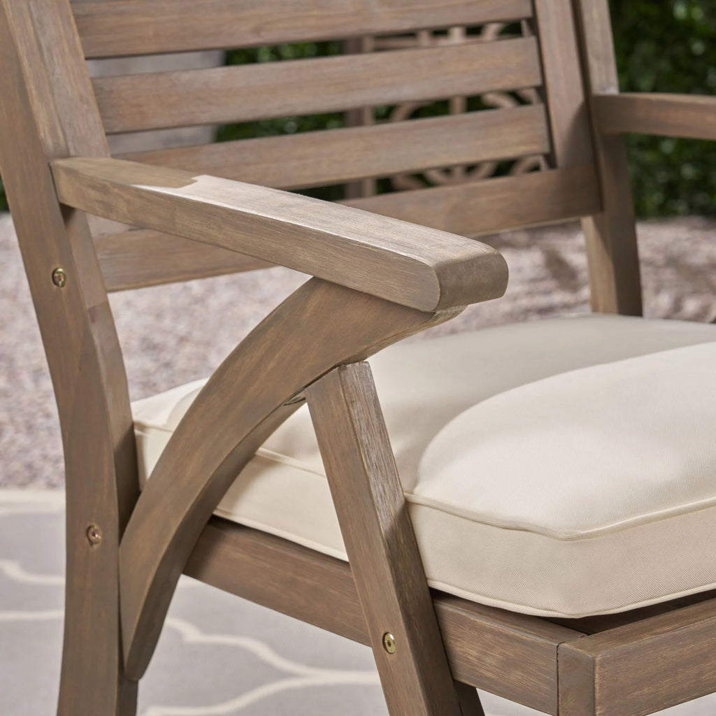 3-Piece Gray Outdoor Furniture Patio Bistro Set H2203