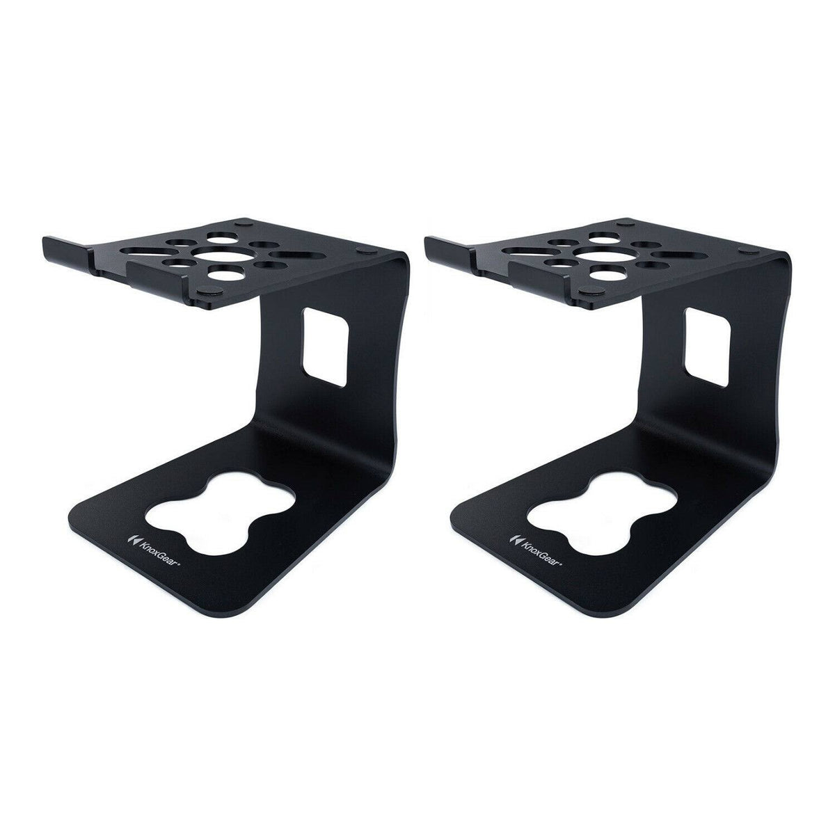 Black Metal Speaker Stands B2233