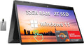HP Envy x360 2-in-1 15.6" Touchscreen Laptop, AMD Ryzen 7 5825U, 32GB RAM, 2TB PCIe SSD, Black (Renewed) Q7020