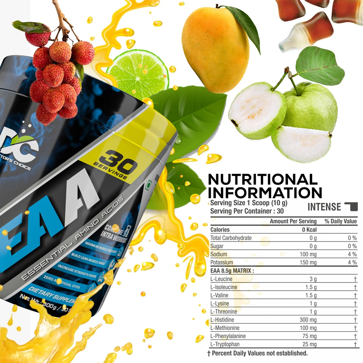 Essential Amino Acids BCAA 600 grams Cola Candy P8674