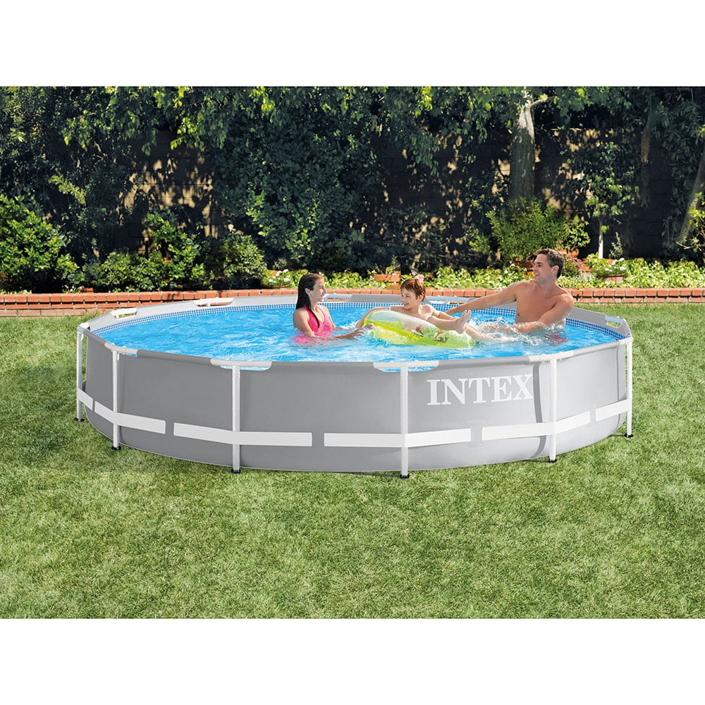 12 Foot Above Ground Swimming Pool with Pump & Ladder F20416