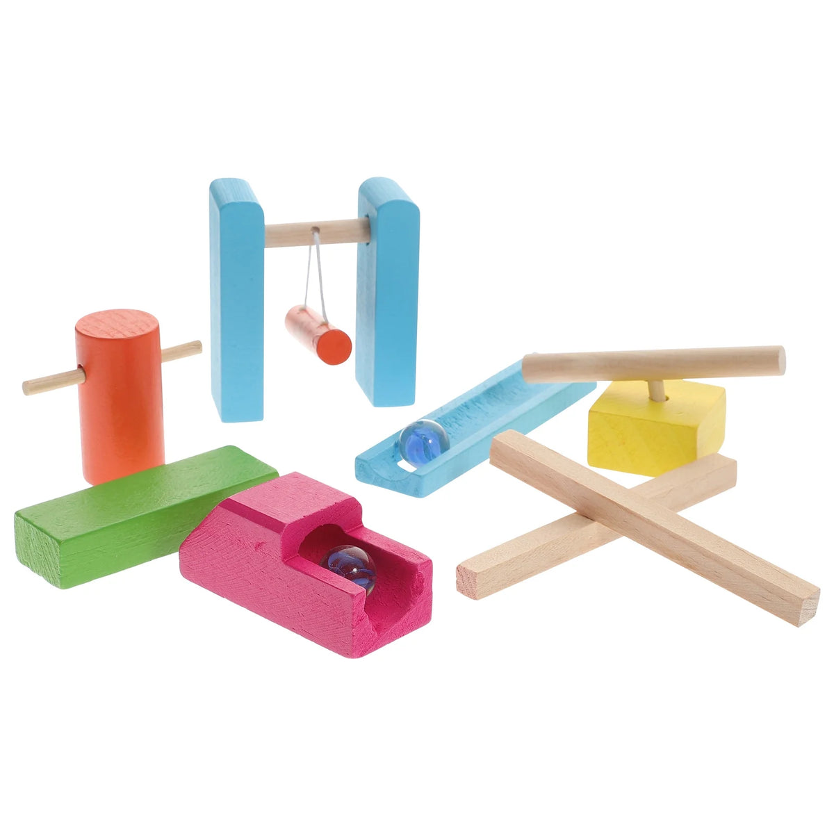Wooden Dominoes Blocks Building Toy Educational Toys G871616