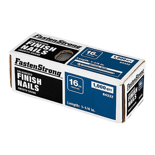 1-1/4 in. 16 GA Galvanized Finish Nails, 1000 Piece I870