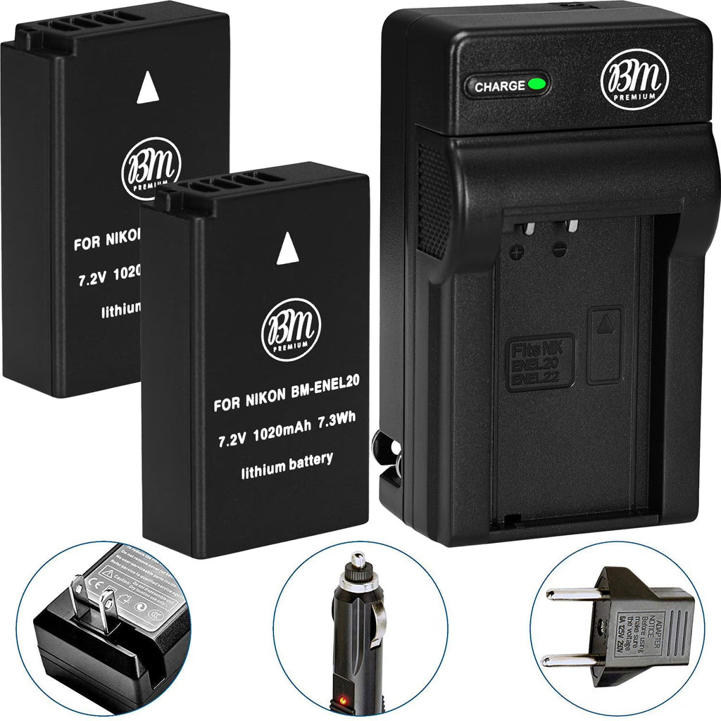 EN-EL20, EN-EL20A Batteries and Charger for Nikon Cameras W623593