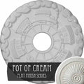 18 1/2x22OD x 3 7/8x22ID x 1x22P Ceiling Medallion R3069
