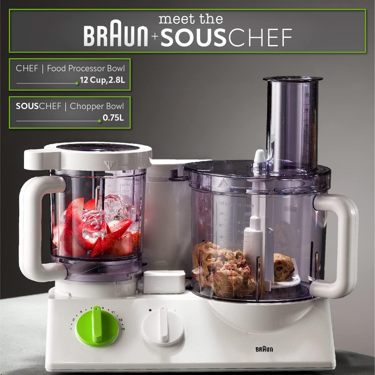 12 in 1 Multi-Functional Food processor with Blender, Juice Extractor, Citrus Juicer R9775