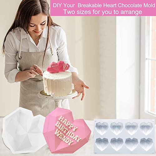 2.5 Inch Silicone Hot Chocolate Bomb Mold 3 Pack with Brush and Spatula H403504
