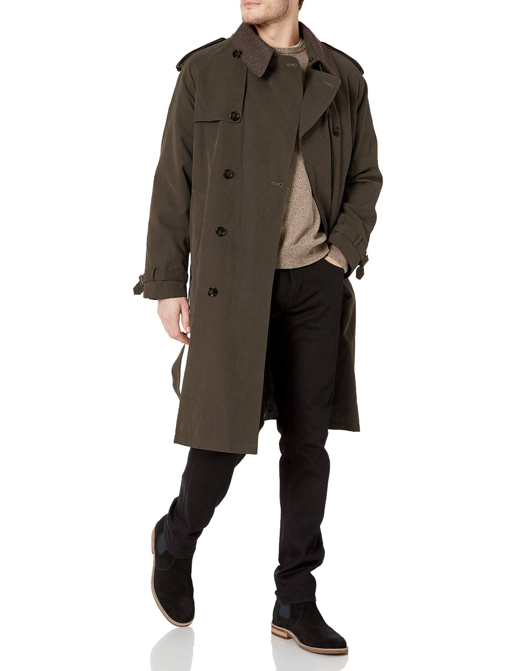 Covert Green Trench Coat E195