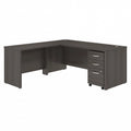 72W L Shaped Desk with Drawers T78053