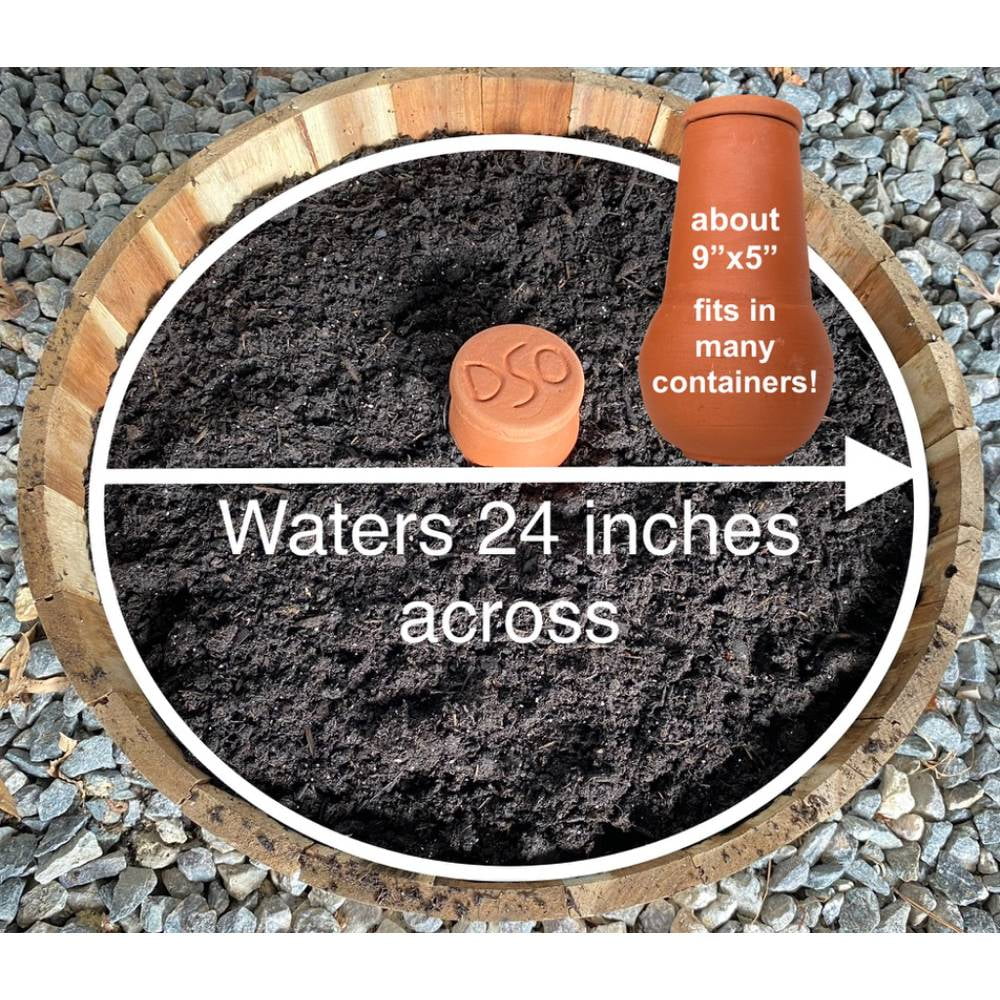Terra Cotta Watering Pot, Medium, 1.5 Qt J71957