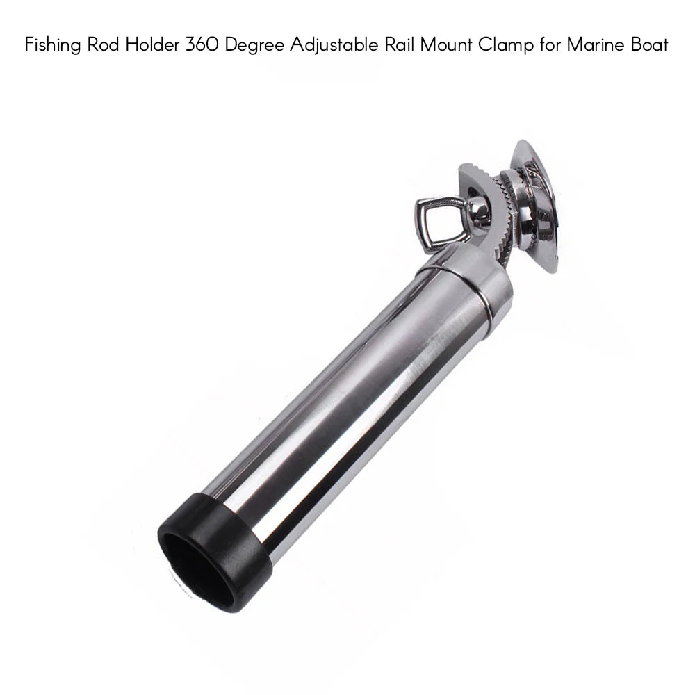 Stainless Steel Rail Mount Fishing Rod Holder S1753