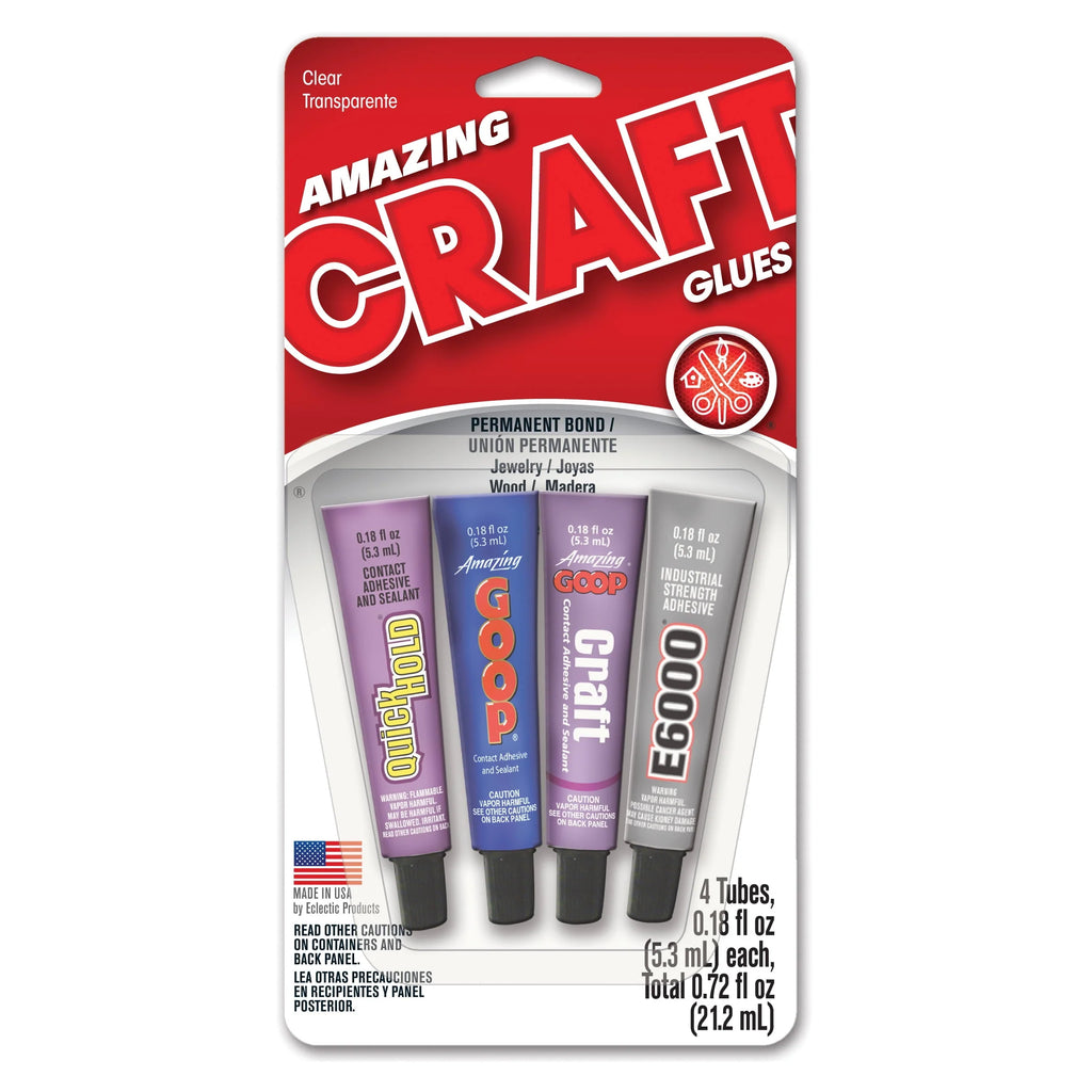 E-6000 Adhesive Mini Tubes .18 fl oz 4/Pkg K1762