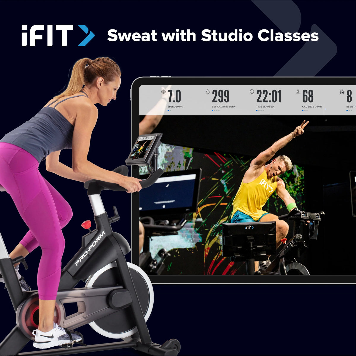 Exercise Bike with Dumbbell Set K5036