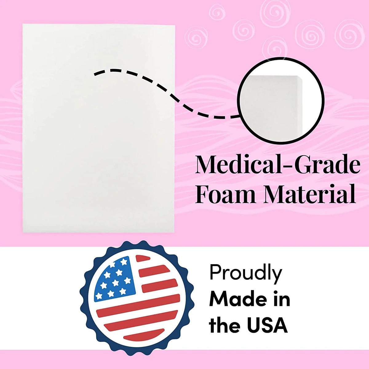 Extra Thick Lipo Foam Post Surgery Ab Board Medical Grade Foam White 3 pack C90441