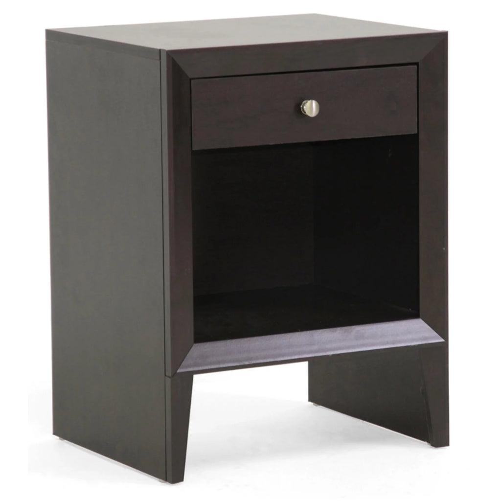 Brown Modern Accent Table and Nightstand O790802