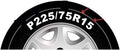 15 Inch Black 5 Lug Steel Wheel T52340