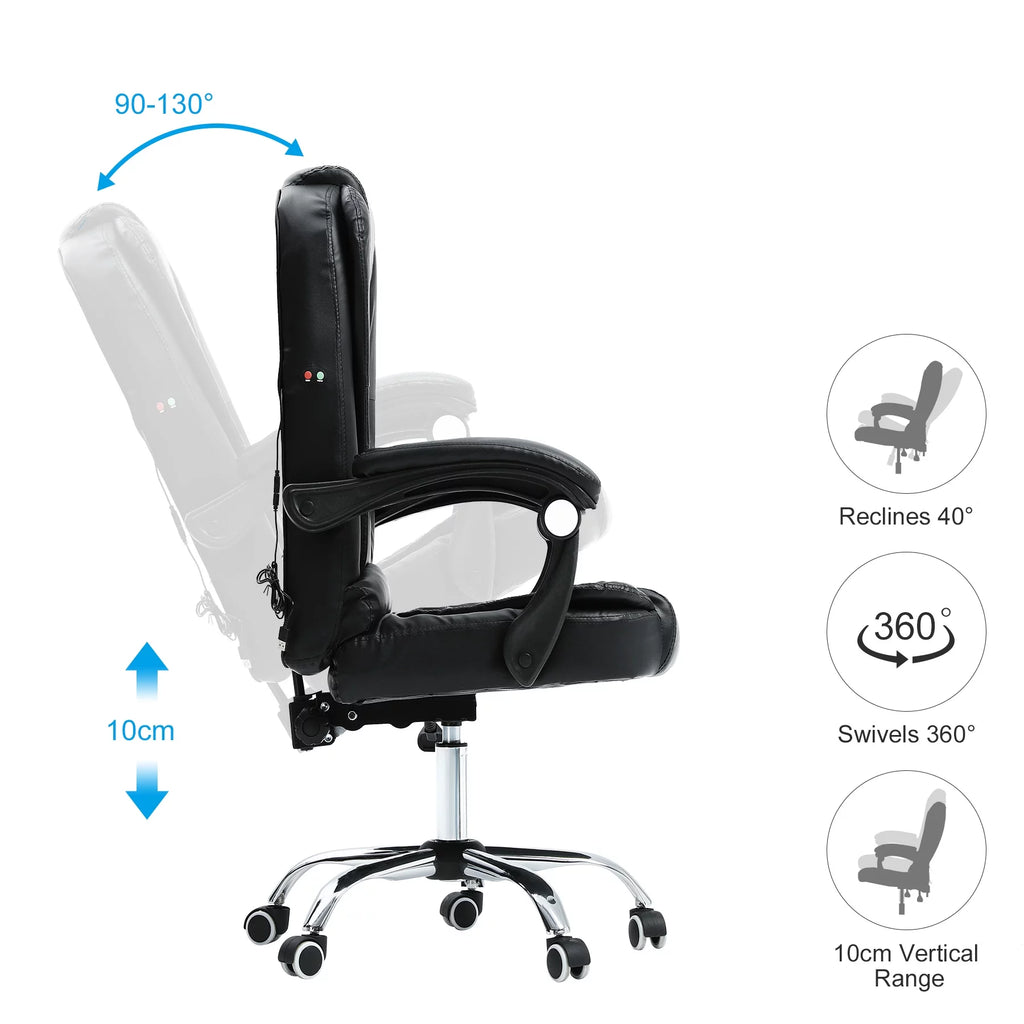 Executive Office Chair with Recline & Massage E424