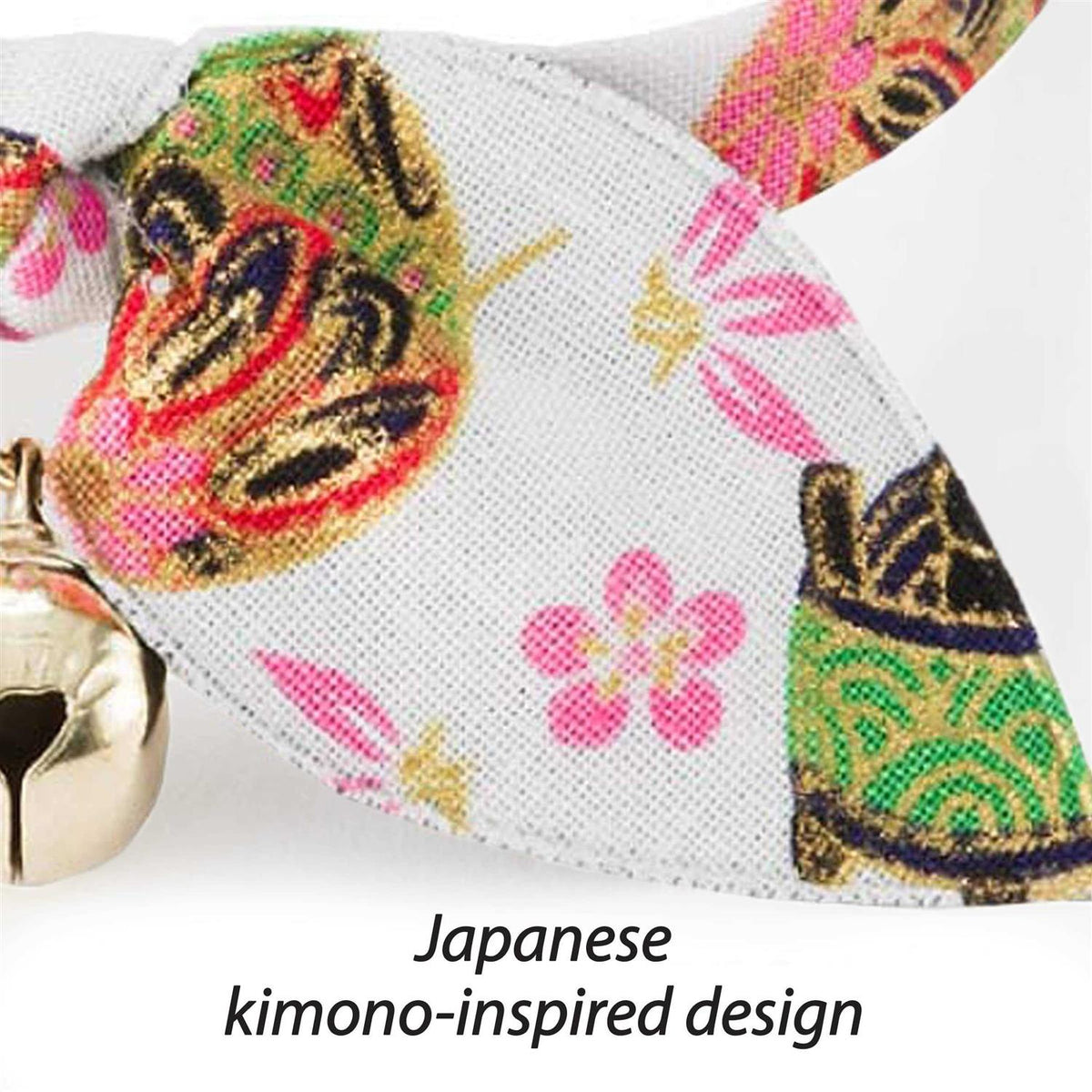 Kimono Bow Tie Cat Collar S9442