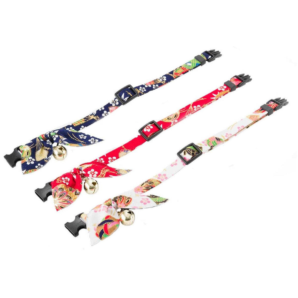 Kimono Bow Tie Cat Collar S9442