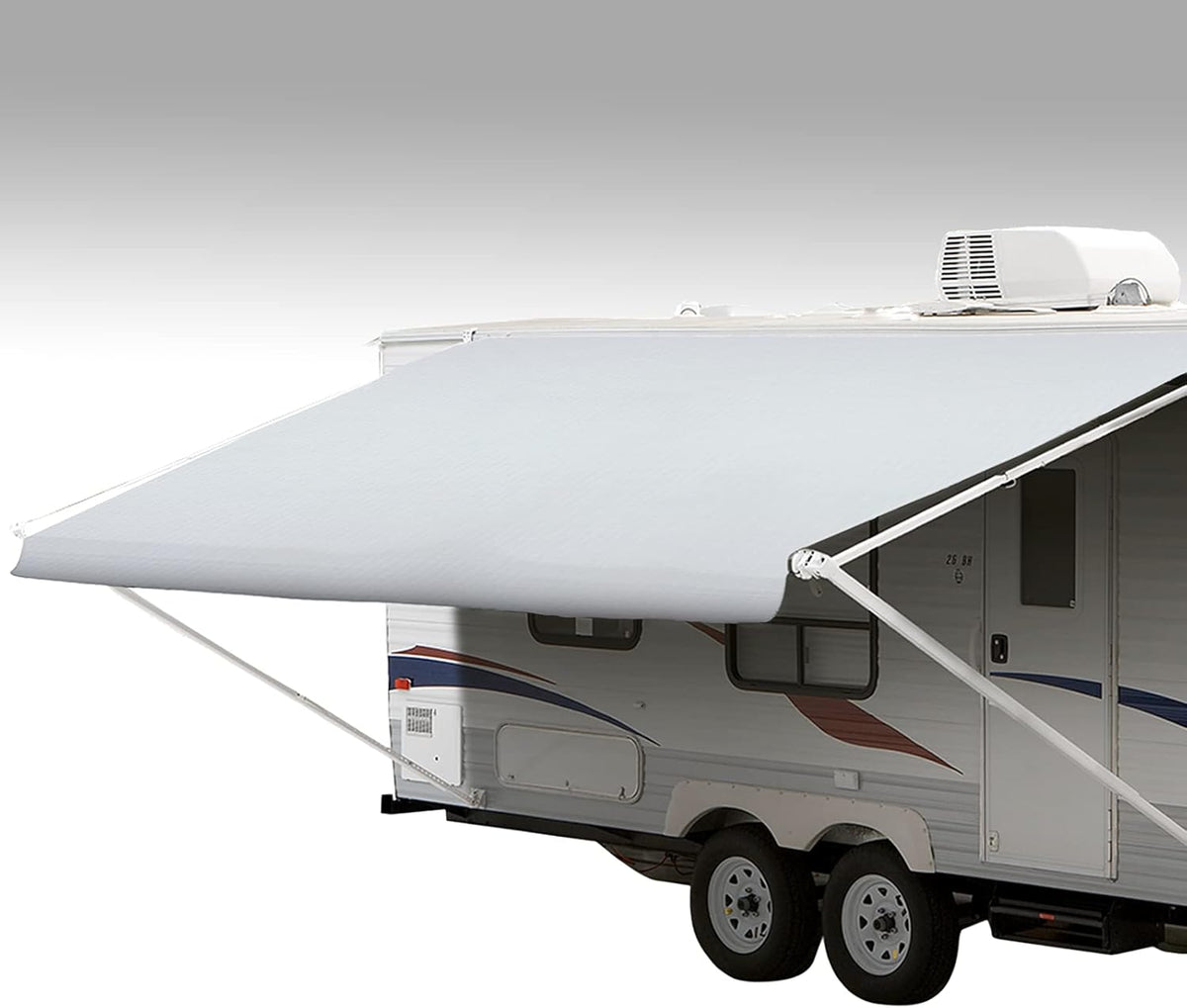 Weatherproof Vinyl RV Awning Fabric Replacement 16' Z137
