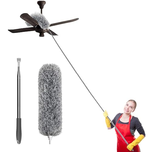 100-inch Extra-Long Bendable Microfiber Duster with Extension Pole P57519