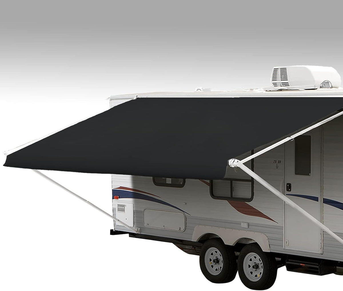 Weatherproof Vinyl RV Awning Fabric Replacement 16' Z137