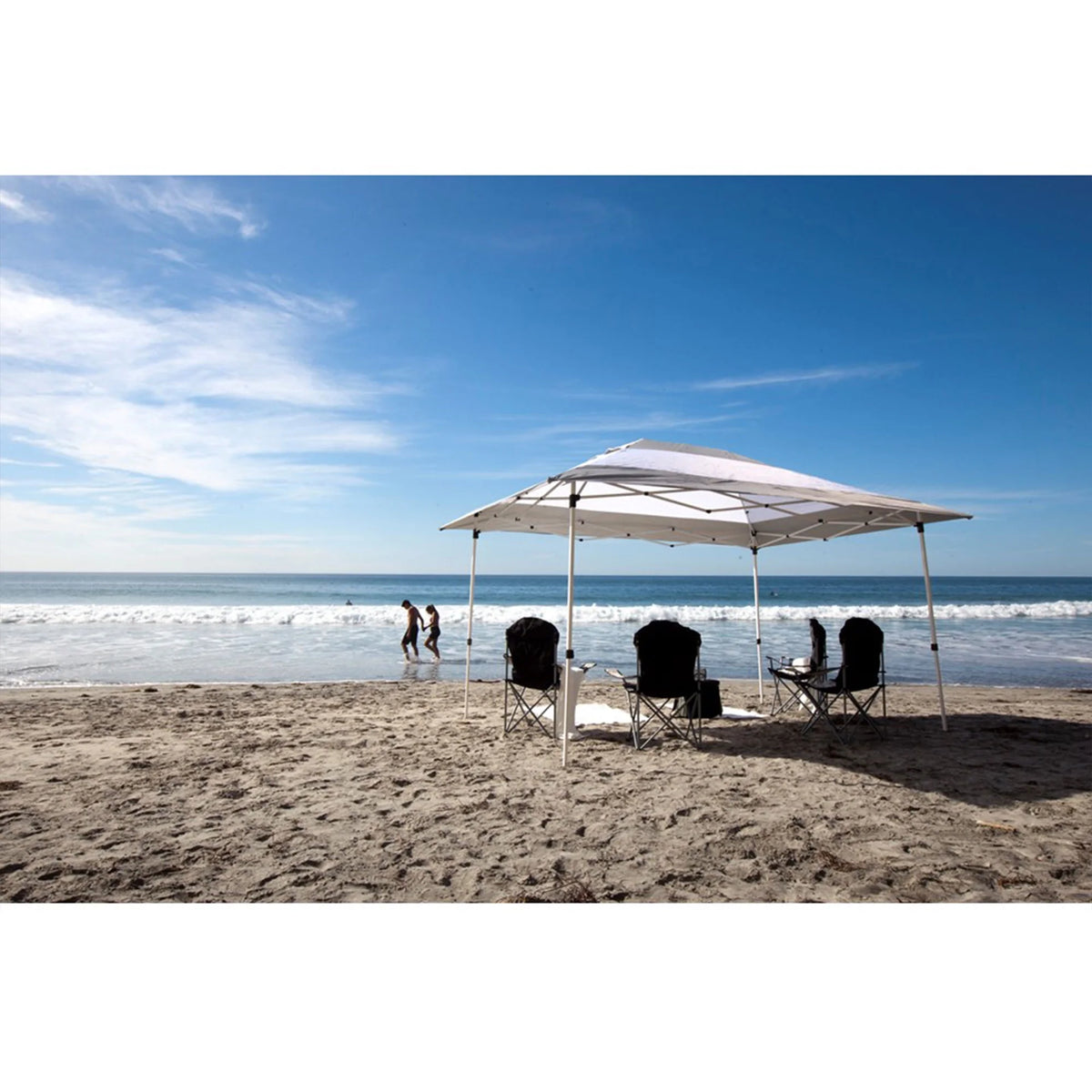 14x10Ft Instant Shade Canopy with Leg Weight Plates, Set of 4 D448