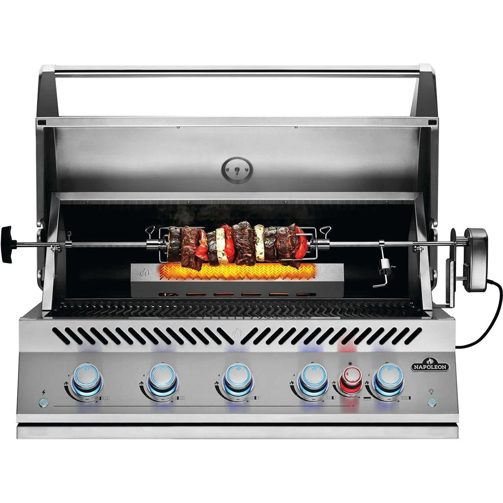 38-Inch Propane Gas Grill with Infrared Rear Burner & Rotisserie Kit M504280