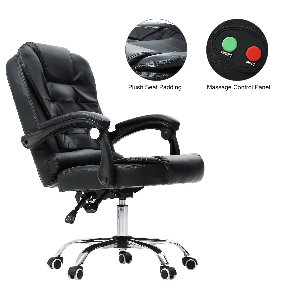 Executive Office Chair with Recline & Massage E424