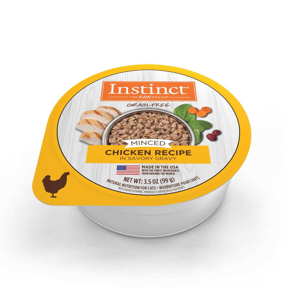 Grain-Free Minced Recipe Wet Cat Food Cups Q68626