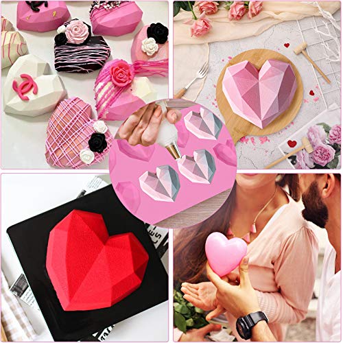 2.5 Inch Silicone Hot Chocolate Bomb Mold 3 Pack with Brush and Spatula H403504