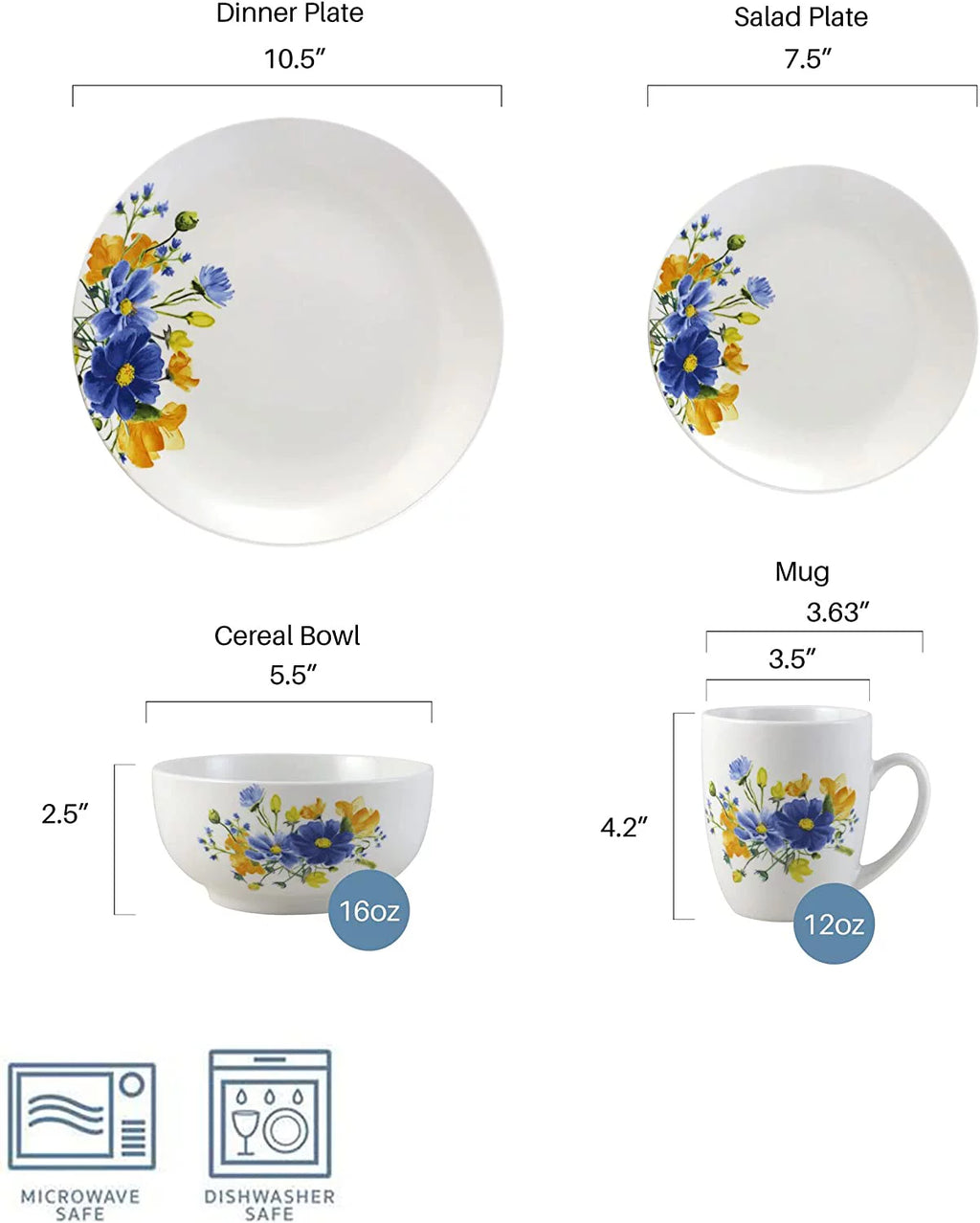 16 Piece Dinnerware Set G99631