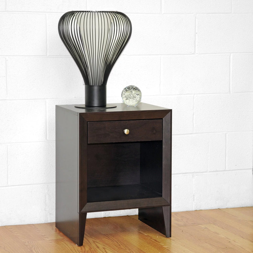 Brown Modern Accent Table and Nightstand O790802