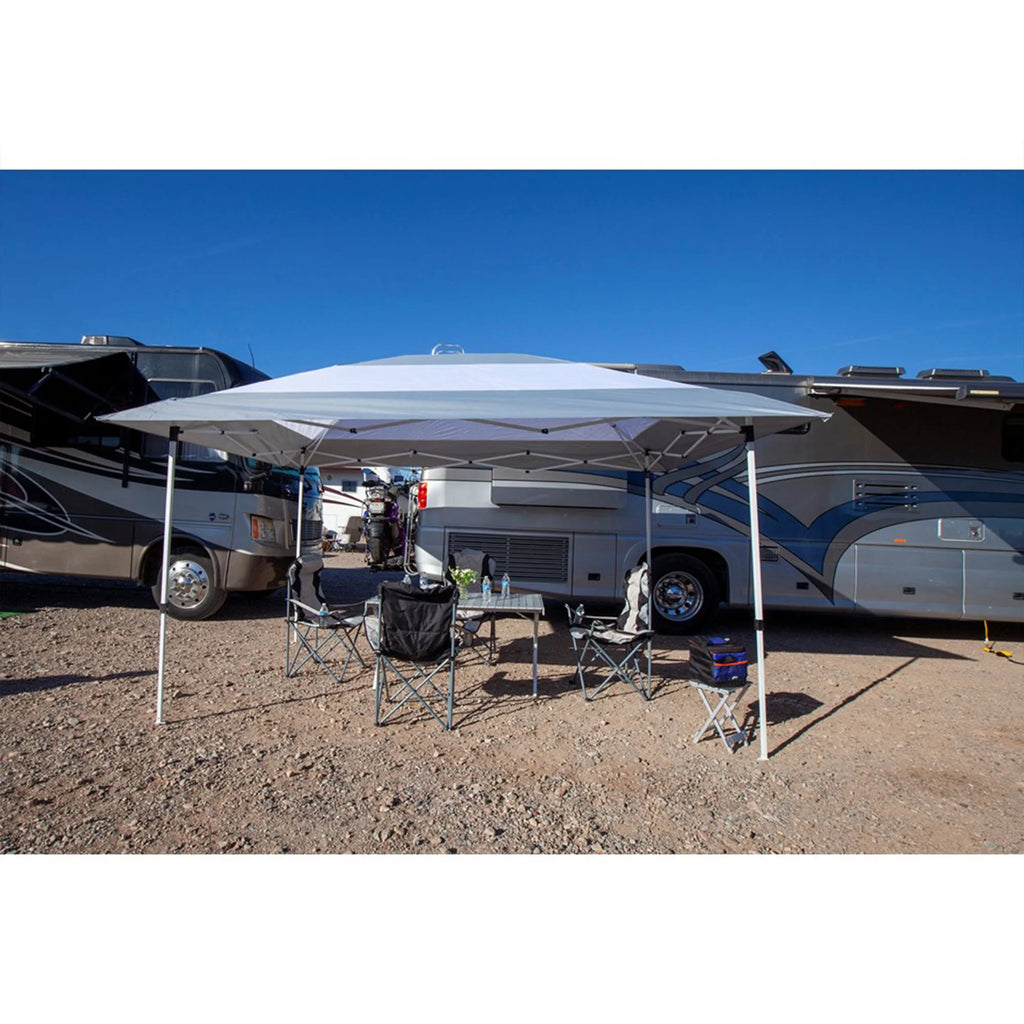 14x10Ft Instant Shade Canopy with Leg Weight Plates, Set of 4 D448