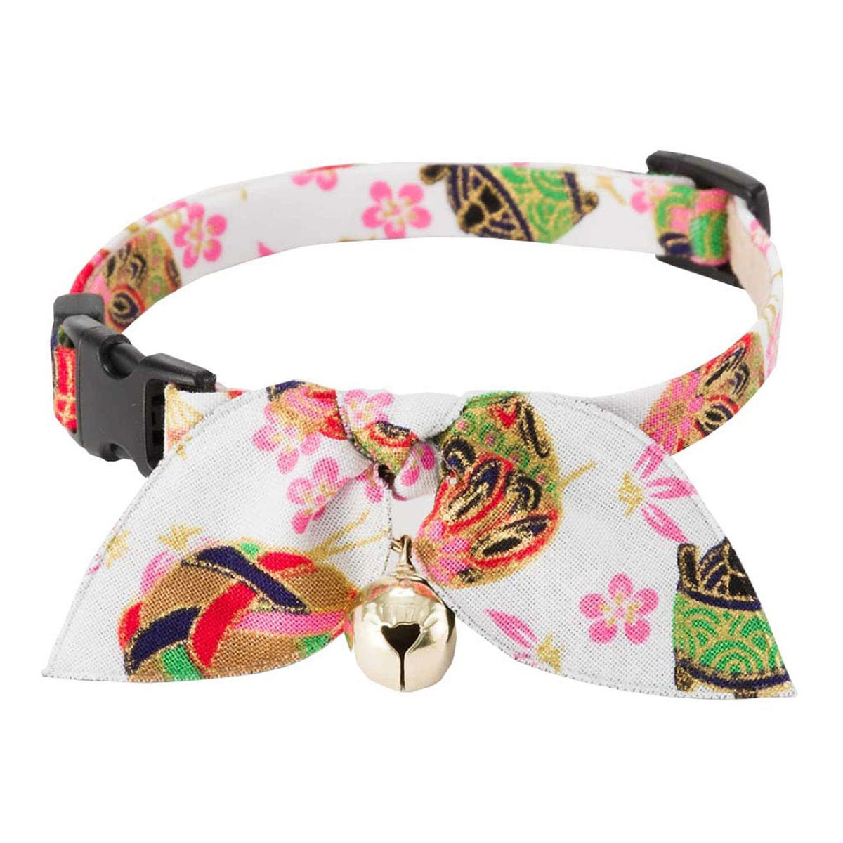 Kimono Bow Tie Cat Collar S9442