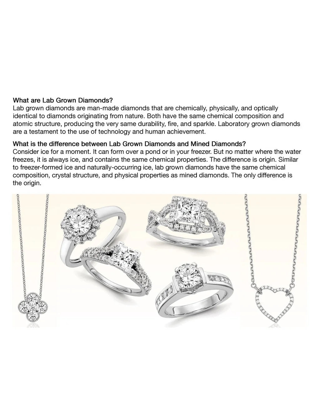 14K White and Yellow Gold Lab-Grown Diamond Ring P9076