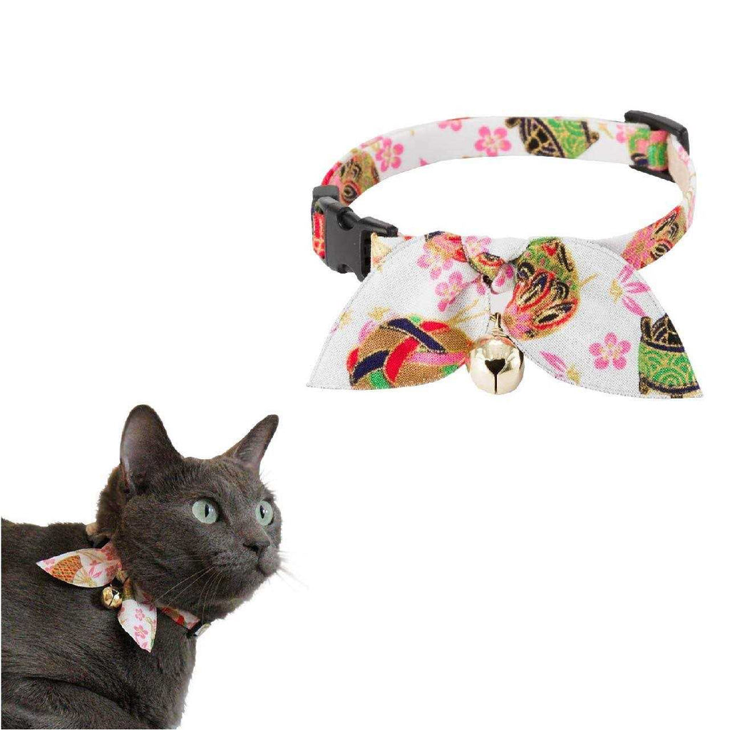 Kimono Bow Tie Cat Collar S9442
