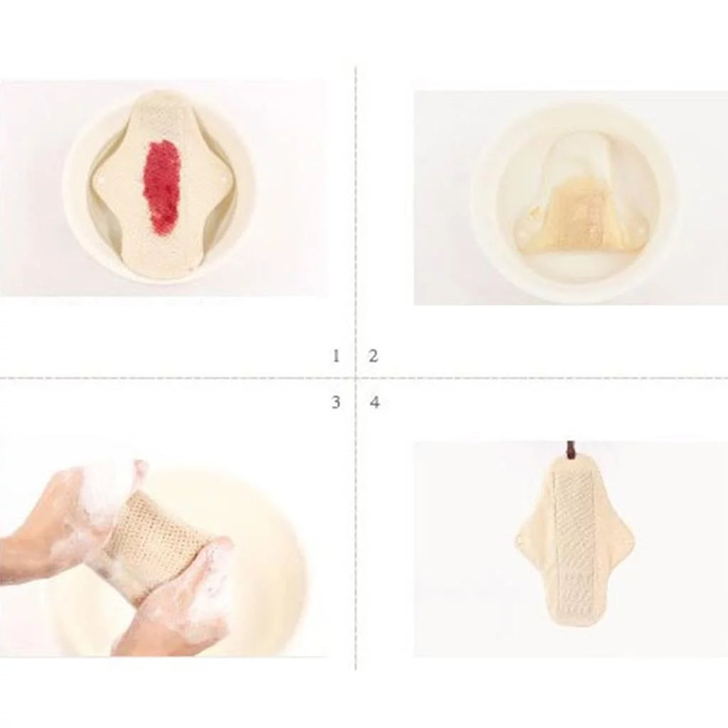 Cotton Cloth Reusable Menstrual Pad M128