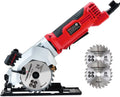 4 Amp 4-1/2 inch Mini Circular Saw with Laser Guide W2687