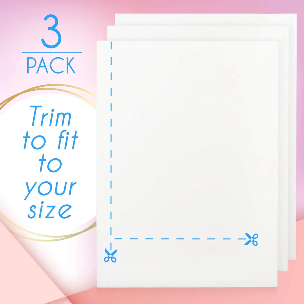 Extra Thick Lipo Foam Post Surgery Ab Board Medical Grade Foam White 3 pack C90441